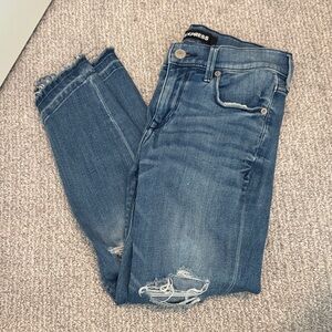 Express Women's Classic Blue Skinny Jeans